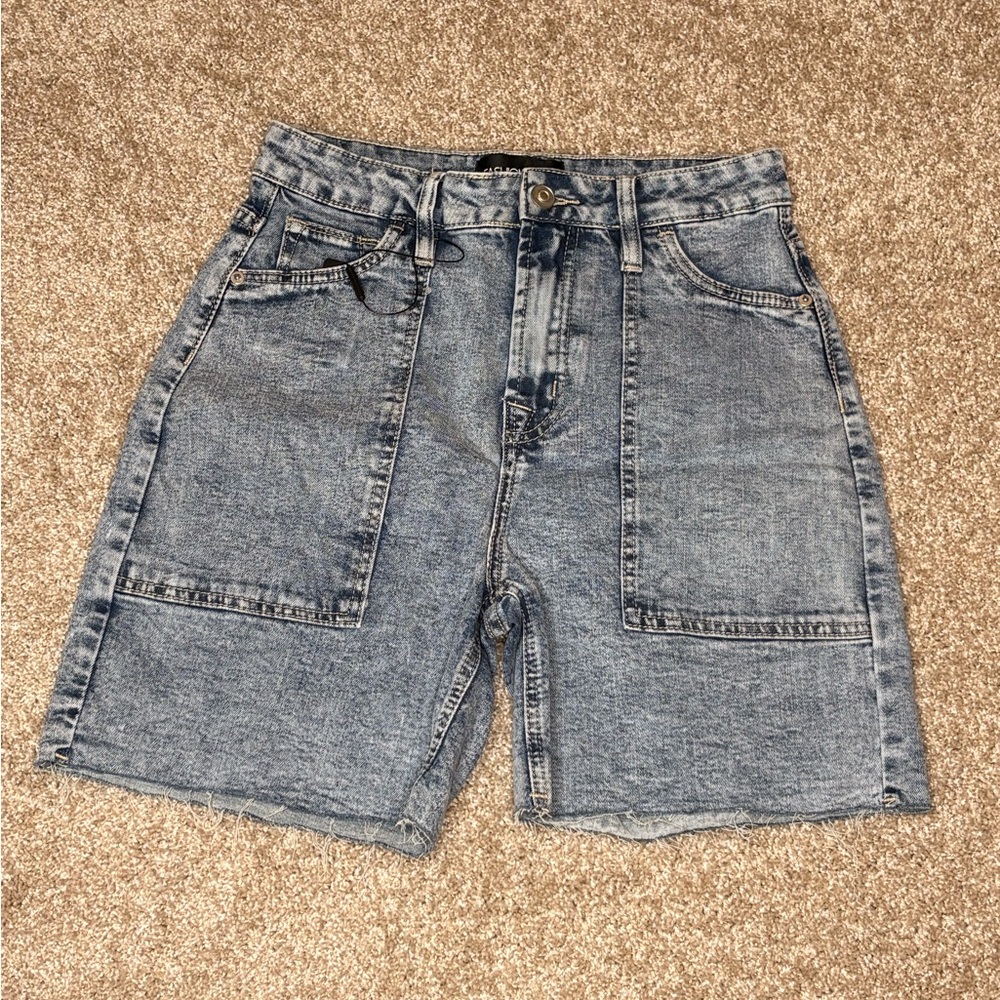 Fashion Nova Light Blue Jean Shorts